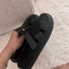 Sandalen schwarz Hermes Optik 41