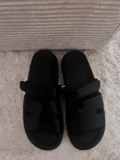Sandalen schwarz Hermes Optik 41