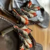 Sandalen Zehentrenner Perlen 38 Sandaletten afrikanisch