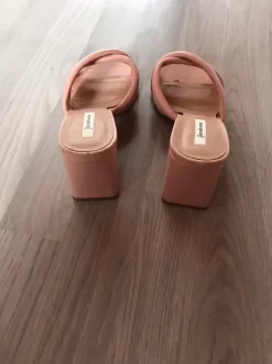 Sandaletten Blockabsatz Gr 36 Stradivarius Rosa