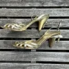 Sandaletten Gold Vintage