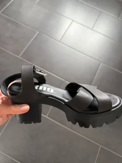 Sandaletten schwarz Größe 37