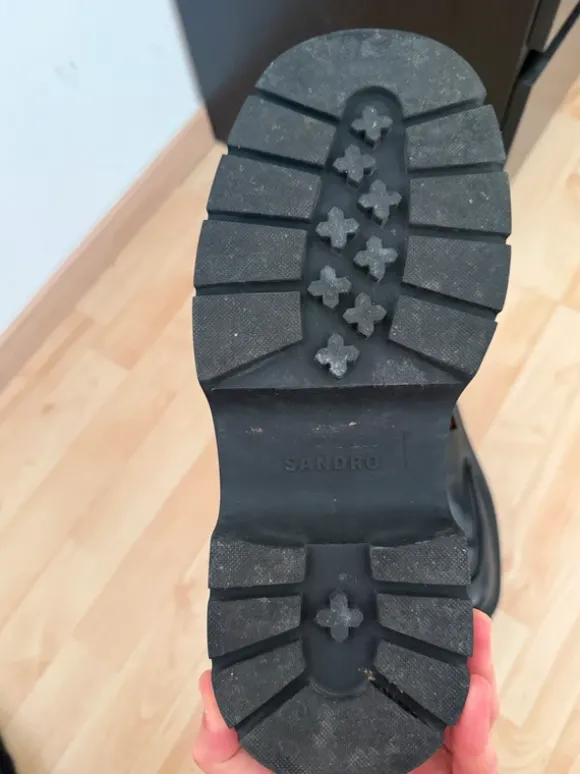 Sandro Paris Mokassins – Schwarz | Chunky Sole EU44