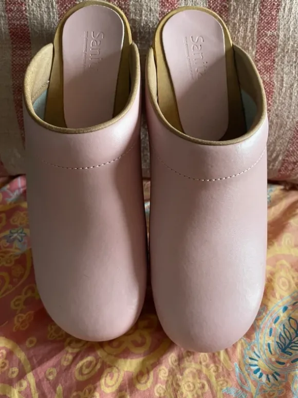 Sanita Clogs in zartem Rosé 🌸 Größe 41