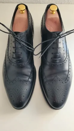 Scarosso Full Brogue Oxfords schwarz Gr. 44