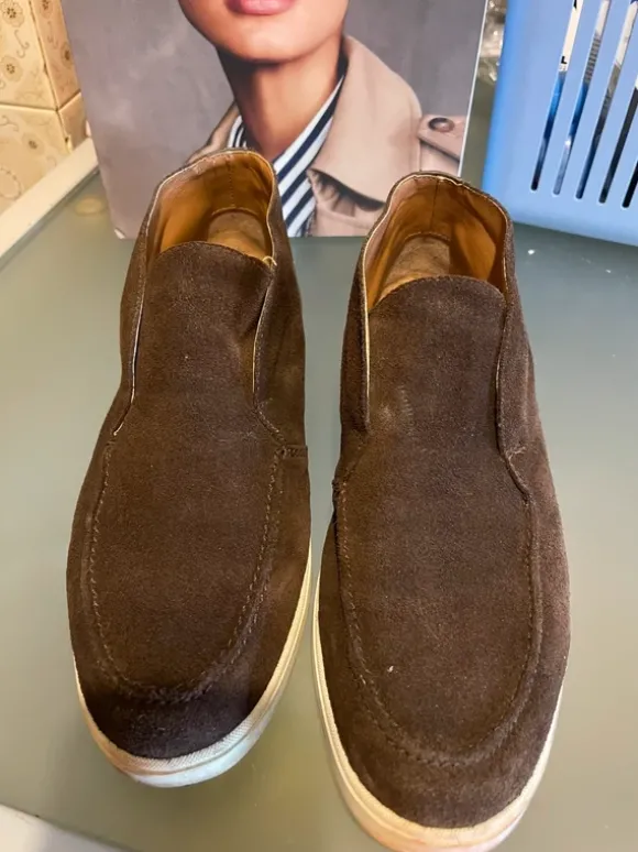 Scarpe marroni scamosciate dan john