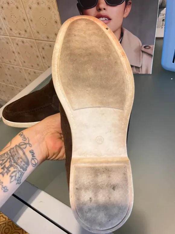 Scarpe marroni scamosciate dan john