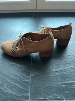 Schnürschuhe Wildleder