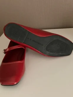 Schoenen Marie Jane donkerrood maat 38