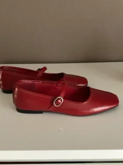 Schoenen Marie Jane donkerrood maat 38