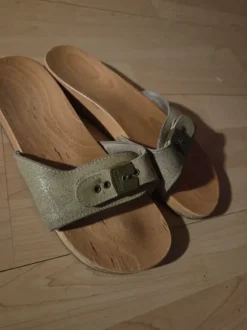 Scholl flat clogs