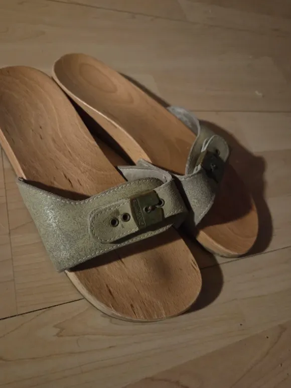 Scholl flat clogs