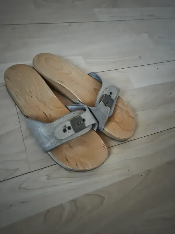 Scholl flat clogs