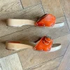 Scholl Holz Clogs Mules
