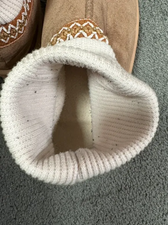 Schuhe Plateau gefüttert - Winterschuhe/Hausschuhe