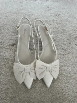 Schuhe Sandalen Brautschuhe Pumps mit Schleife