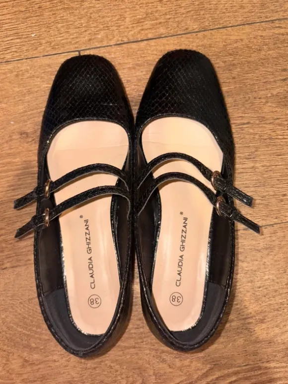 Schwarze Ballerina Schuhe