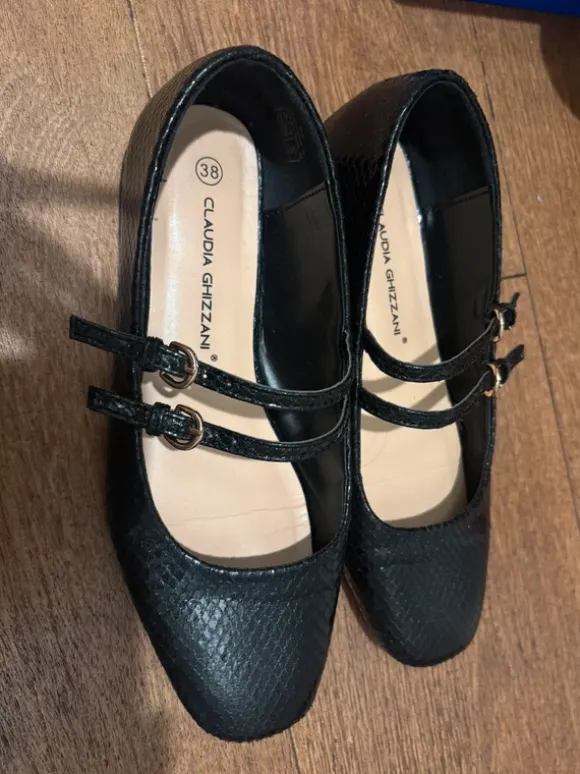 Schwarze Ballerina Schuhe