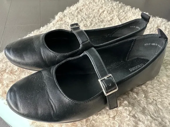 Schwarze Ballerinas Gr. 37