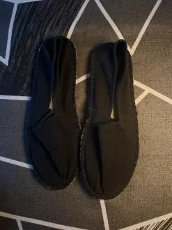 Schwarze Espadrilles Bohooman - Größe 9