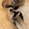 Schwarze Flip Flops WalkX Gr.38