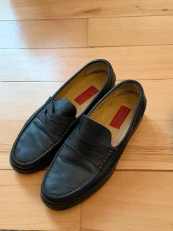 Schwarze Halbschuhe Herren Leder 41