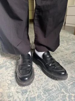 Schwarze Loafer / Penny Loafer H&M – Größe 43 🖤