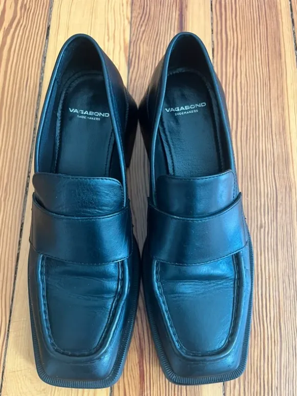 Schwarze Loafer Vagabond, Gr. 38