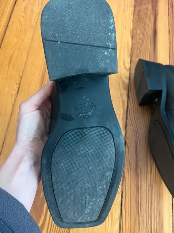 Schwarze Loafer Vagabond, Gr. 38