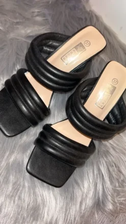 schwarze no-name Damenschuhe