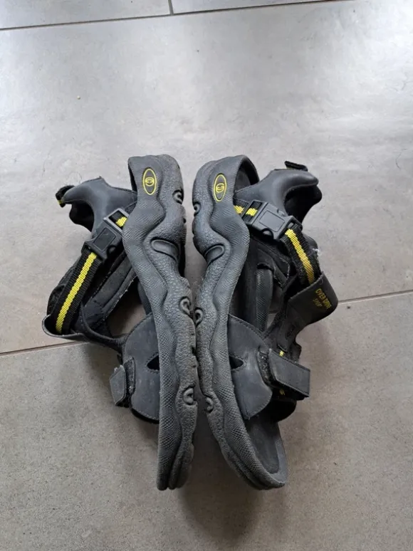 schwarze Sandale Gr. 45 von Over Drive Sport