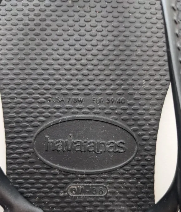Schwarze Sandalen von Havaianas in Gr. 39/40