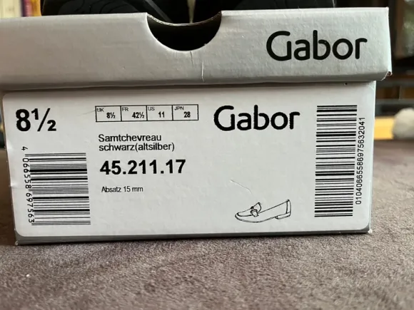 Schwarze Schuhe von Gabor