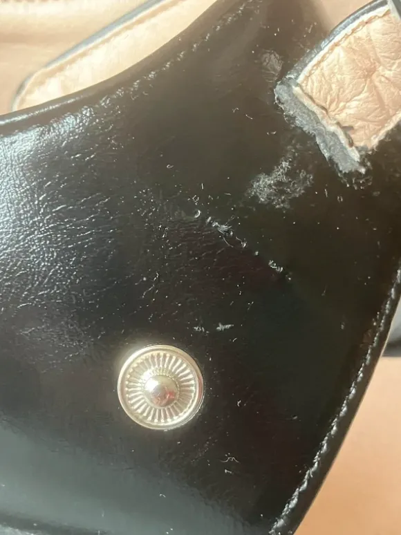 Schwarze Spangenschuhe Größe 39