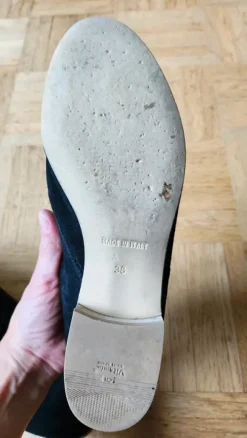 Schwarze Wildleder Schuhe Größe 38