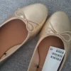 Süße ballerinas in Gold