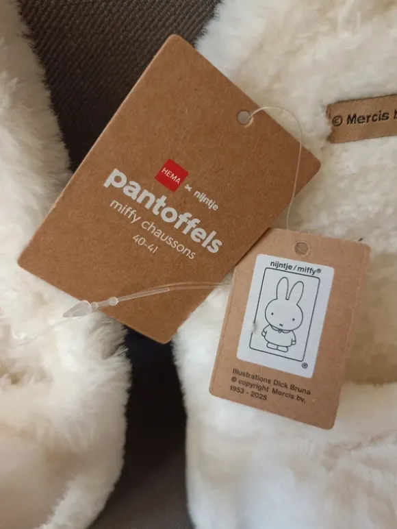 Süße "Miffy" Pantoffeln Gr. 40/41 - Neu!