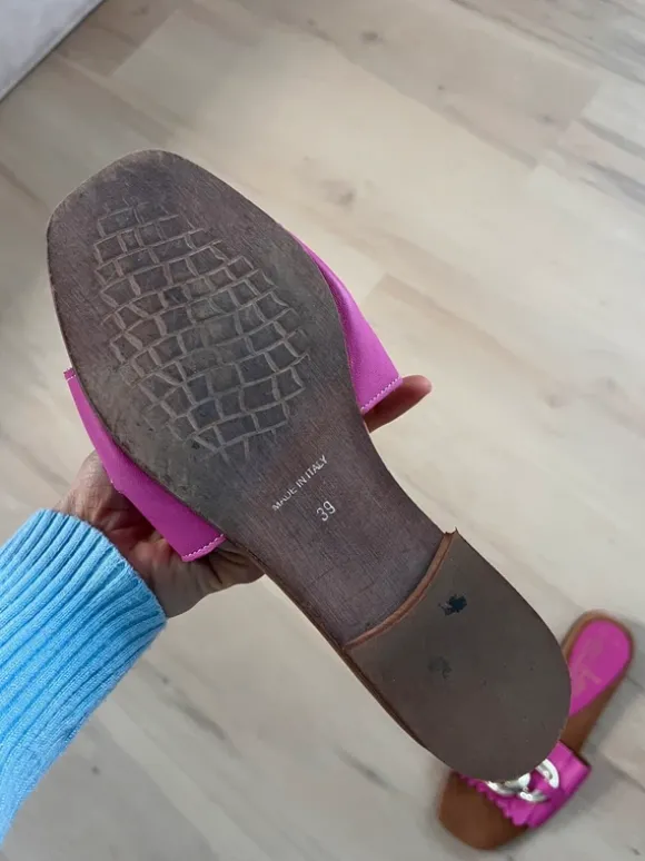 Süße Sandalen pink
