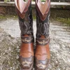 Sendra Biker Boots / Cowboy Stiefel / Western Boots Schlange 38