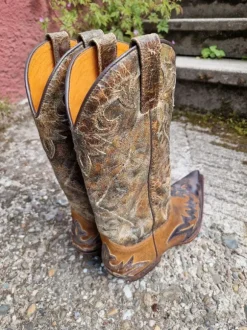 Sendra Cowboy Stiefel / Western Boots Leder 40