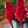 Sexy Riemchen-Sandaletten Rot Lack Sergio Todzi Gr. 37 (Nur 2x getragen)