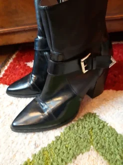 Si Stiefeletten gr 40 Lack boots lodenfrey