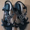 Siketu zwarte dames sandalen