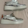 Silber holographische Schuhe