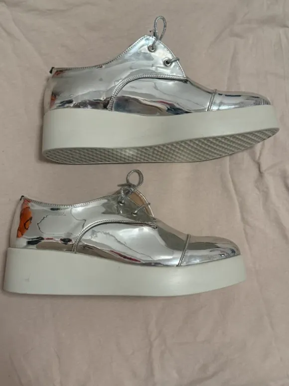 Silber holographische Schuhe
