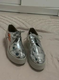 Silber holographische Schuhe