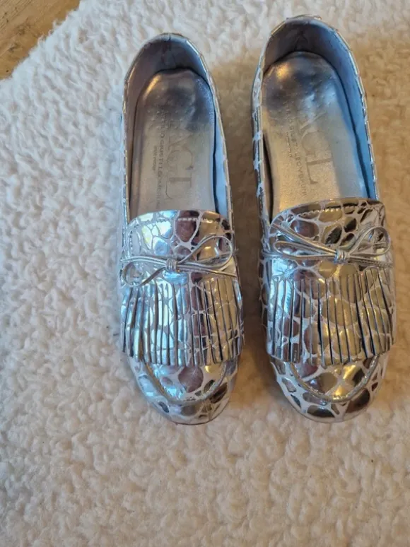 Silberne AygL Schuhe zu verkaufen