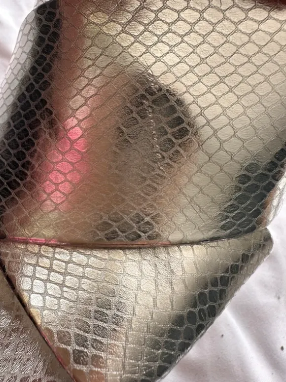 Silberne H&M Mules / Heels Gr. 38