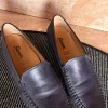 Sioux Leder Loafer Mokassins marineblau Gr 39,5 bequem