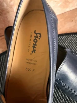 Sioux Leder Loafer Mokassins marineblau Gr 39,5 bequem